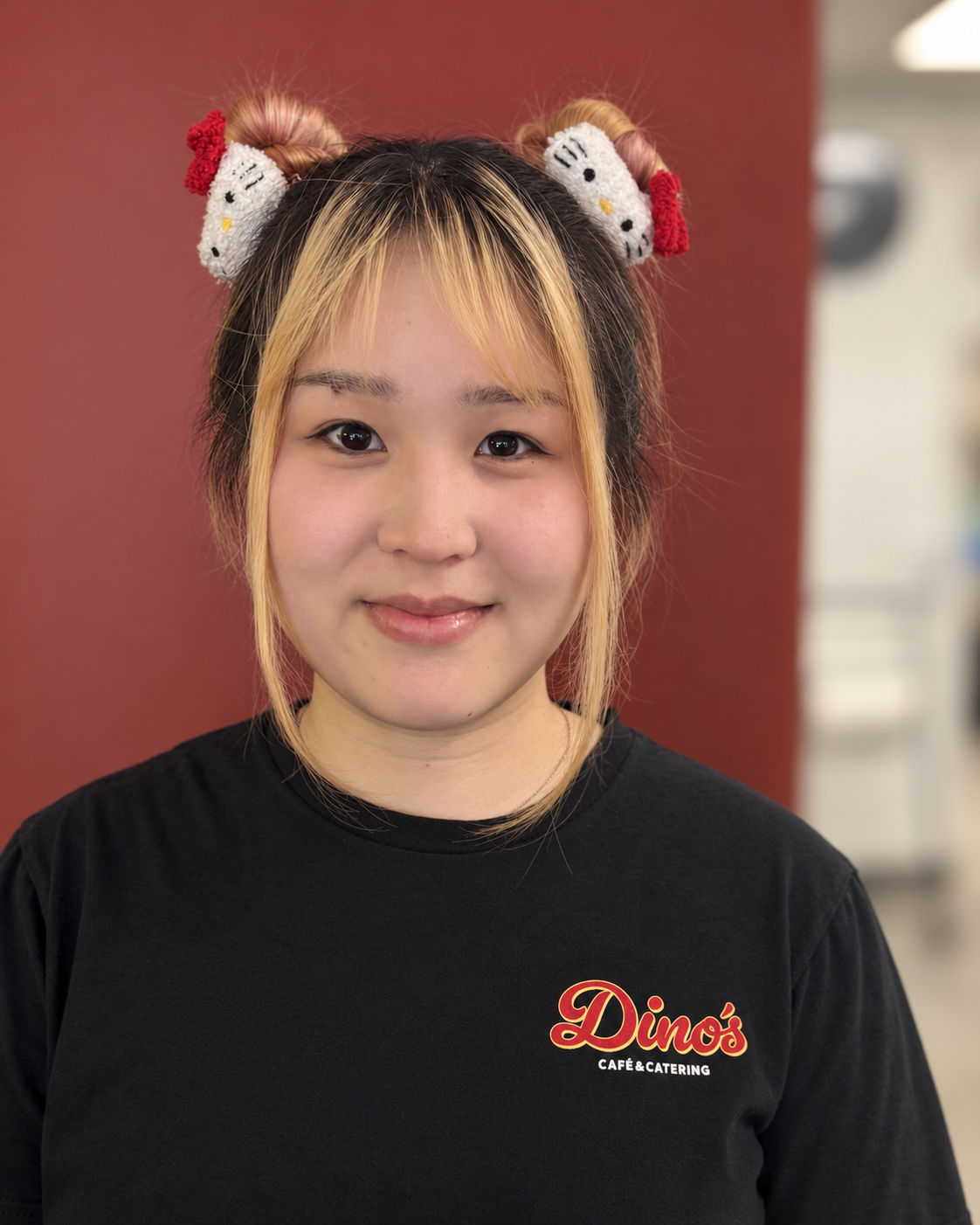 Thienngan, medarbetare på Dino's Café & Catering